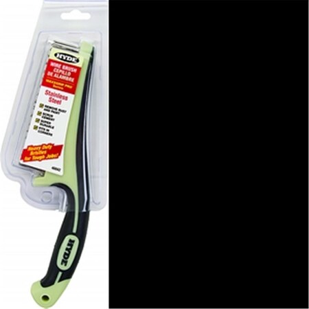 Hyde Industrial Blade Solutions 11 In. Maxxgrip Stainless Steel Wire Brush 79423468421